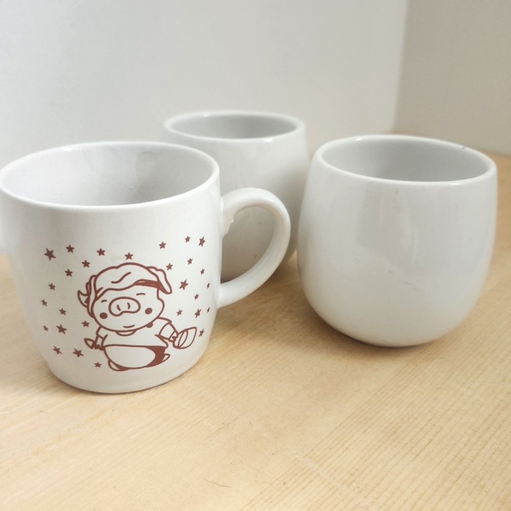 David's Tea Bubble Cups And Pig Mug